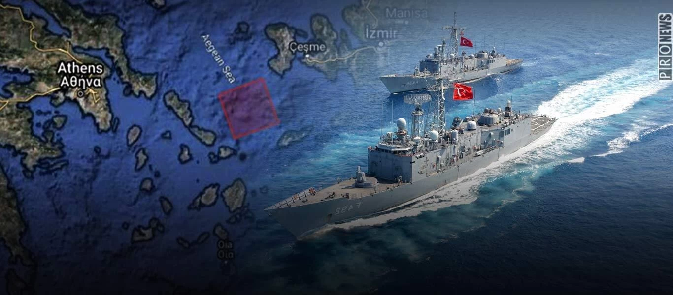 Τουρκική άσκηση με πραγματικά πυρά έξω από τη... Μύκονο!